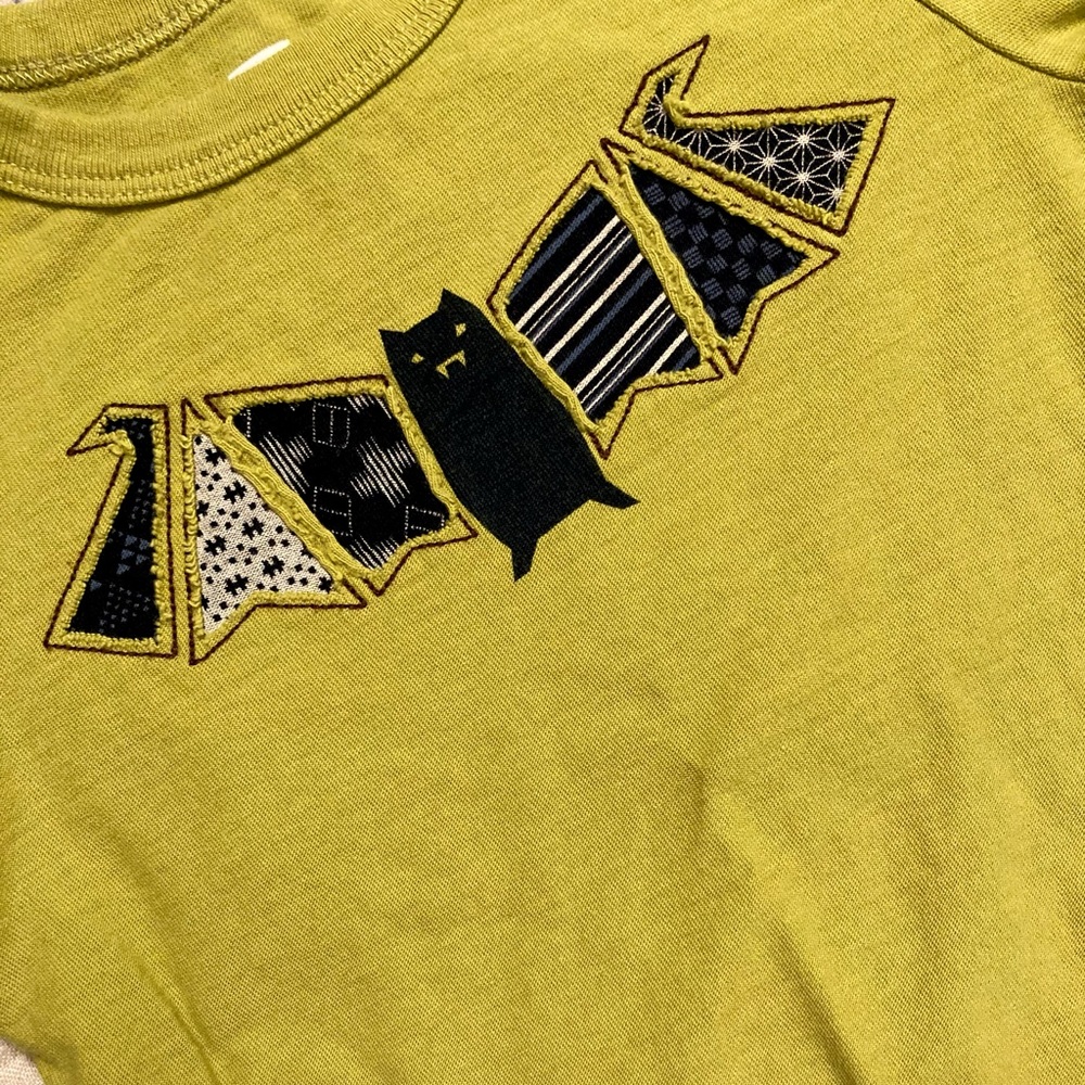 Tea Collection: 12-18 months long sleeve Halloween tee w/cute bat.🎃